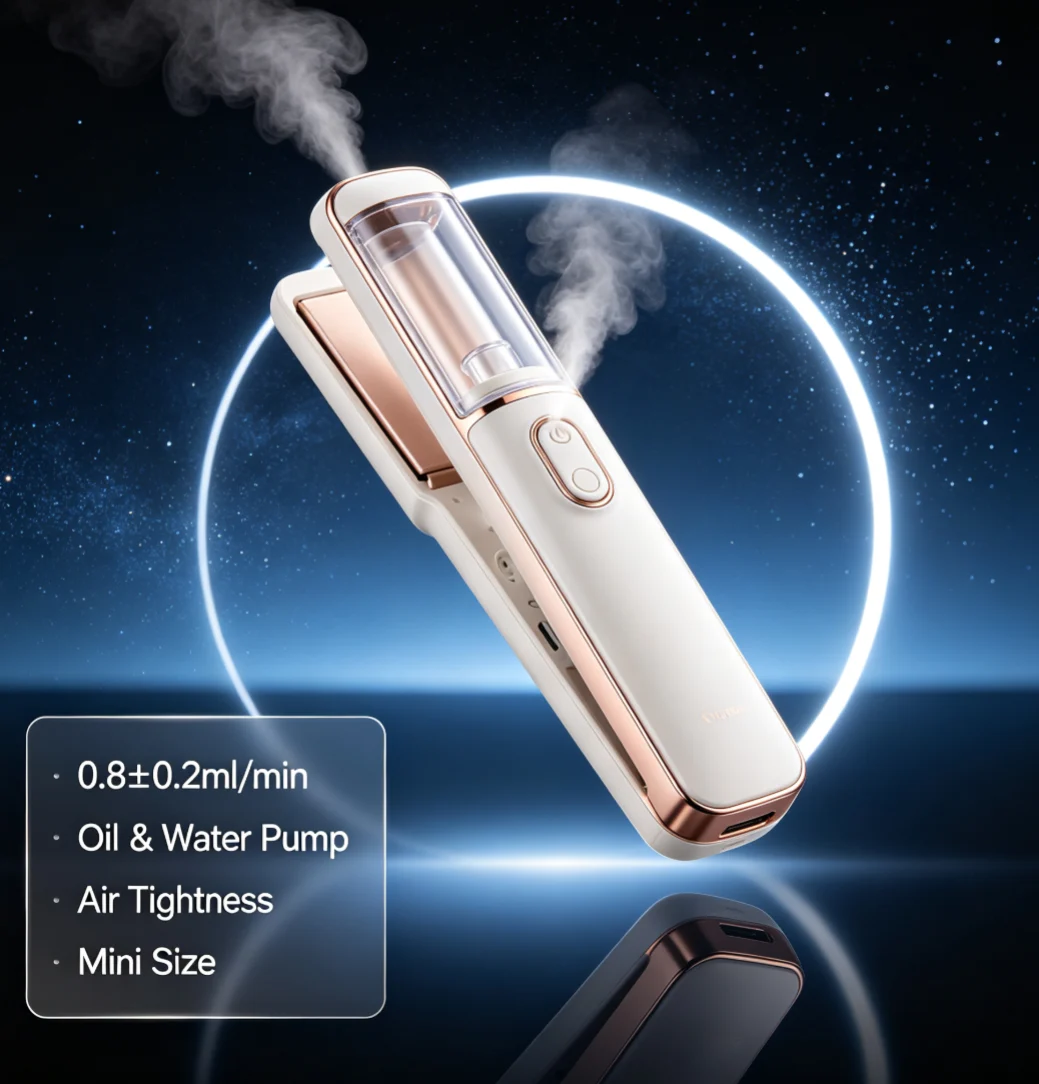 Precision fluid delivery solution for steam hair straightener