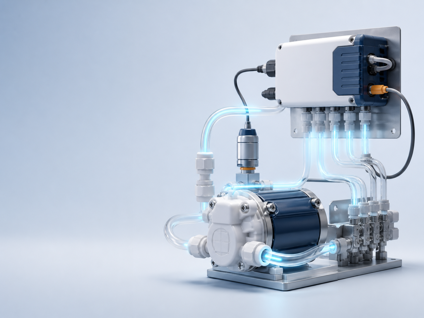 Intelligent fluid-control system for Angel Fluid solutions