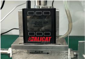 Angel Fluid ALICAT digital flowmeter