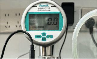 Angel Fluid Digital pressure gauge
